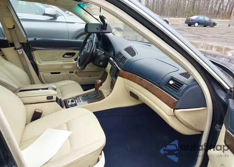 2000 BMW 740Il z USA, uszkodzony, nr VIN WBAGH8345YDP11134